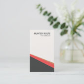 Carte De Visite Hip Retro Géométrique Abstraite (Debout devant)