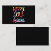 Carte De Visite Hippie Tie Dye Van Hippie Soul (Devant / Derrière)