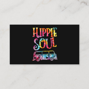 Carte De Visite Hippie Tie Dye Van Hippie Soul