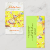 Carte De Visite Hipster Butterfly Mode artistique (Devant / Derrière)