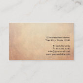 Carte De Visite Hipster vintage trompeur (Dos)