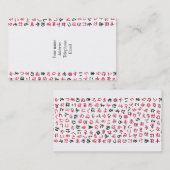 Carte De Visite Hiragana (Devant / Derrière)