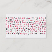 Carte De Visite Hiragana (Dos)