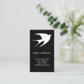 Carte De Visite Hirondelle à la grange (Debout devant)