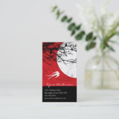 Carte De Visite Hirondelles d'Oriental dans l'Asiatique chic (Debout devant)