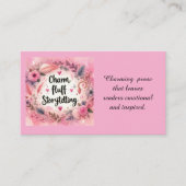 Carte De Visite Histoire Charm rose écrivain romancier (Devant)