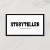 Carte De Visite Histoire de typographie moderne Gras (Devant)