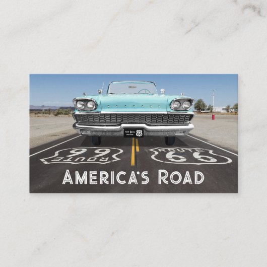 Carte De Visite Historic Route 66 Centennial (Devant)