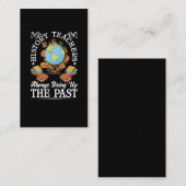 Carte De Visite Historien amusant enseignant d'histoire (Devant / Derrière)