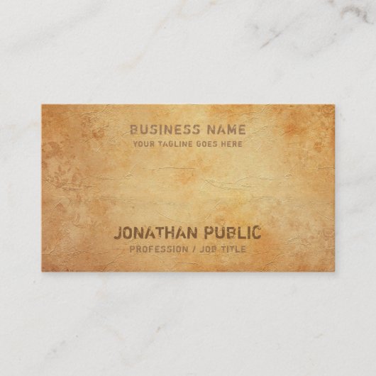 Carte De Visite Historique Antique Look Design Inspiration créativ (Devant)