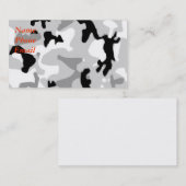 Carte De Visite Hiver/camouflage de neige (Devant / Derrière)