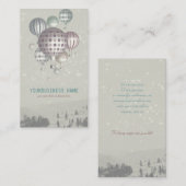 Carte De Visite Hiver Dreamflight (temps de Noël) (Devant / Derrière)