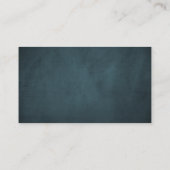 Carte De Visite Hiver rustique fleurie mariage site web RSVP insér (Dos)