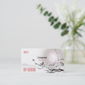 Carte de visite hivernale (Debout devant)