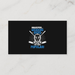 Carte De Visite Hockey amusant de hockey sur luge de hockey sur gl