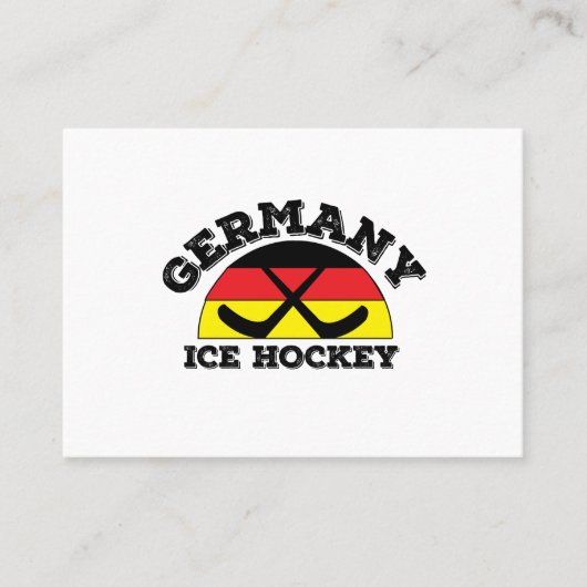 Carte De Visite Hockey Germany (Devant)