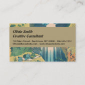 Carte De Visite Hokusai Amida Cascade Japon (Devant)