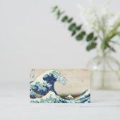 Carte De Visite Hokusai - La Grande Vague au large de Kanagawa - Q (Debout devant)