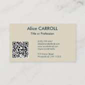 Carte De Visite Hokusai - La Grande Vague au large de Kanagawa - Q (Dos)