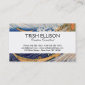 Carte De Visite Hokusai Ocean Waves Sea Boats (Dos)