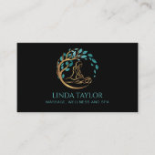 Carte De Visite Holistic Massage Therapist Wellness Spa (Devant)