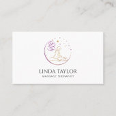 Carte De Visite Holistic Massage Therapy Healer Energy (Devant)