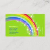 Carte de visite holistique de société de thérapie (Dos)