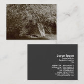 Carte De Visite Holly Tree - Sepia (Devant / Derrière)