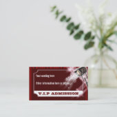 Carte De Visite Hollywood épousant le billet d'admission (Debout devant)