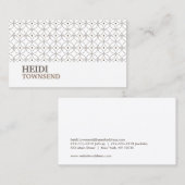 Carte de visite Hollywood Glamor No. 2 (Devant / Derrière)