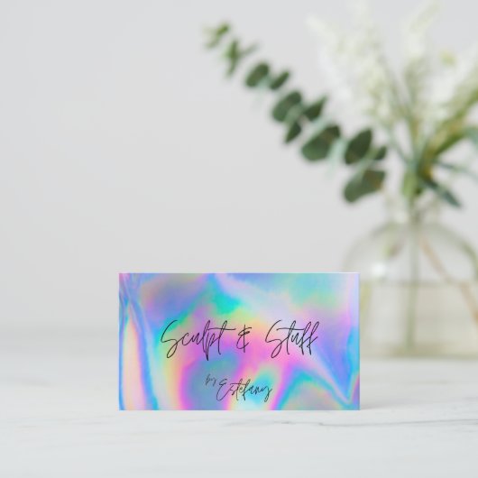 Carte de visite Holo (Debout devant)