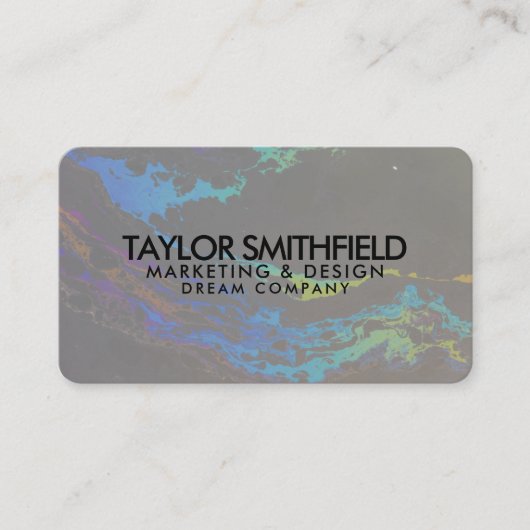 Carte De Visite Hologramme aquarelle (Devant)