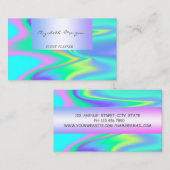 Carte De Visite Hologramme de charme professionnel moderne (Devant / Derrière)