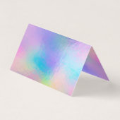 Carte De Visite Hologramme Manager Rainbow Iridescente (Dos)
