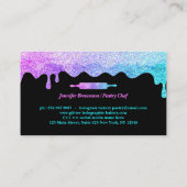 Carte De Visite Hologramme parties scintillant Cuisine Boulangerie (Dos)