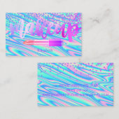 Carte De Visite Hologramme professionnel moderne Diamants (Devant / Derrière)