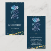 Carte De Visite Hologramme vert professionnel moderne (Devant / Derrière)