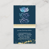 Carte De Visite Hologramme vert professionnel moderne (Dos)