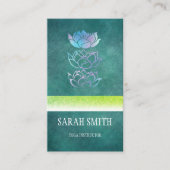 Carte De Visite Hologramme vert professionnel moderne (Devant)