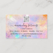 Carte De Visite Holographe Boutique Boutique Drift Code QR Logo Ro (Dos)