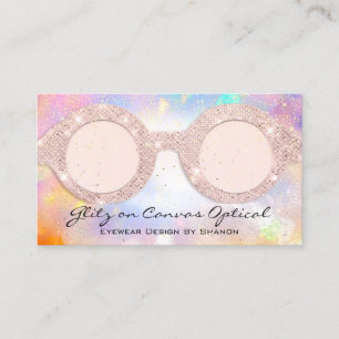 Carte De Visite Holographe de lunettes Optométristes Optiques