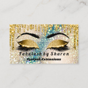 Carte De Visite Holographe de maquillage de Parties scintillant d'