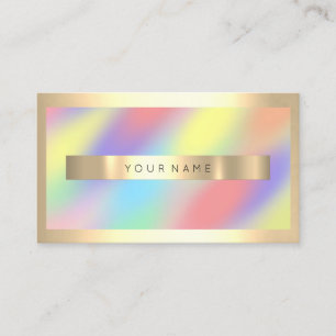 Carte De Visite Holographe Holographe Ombre Luxury VIP Champaign G