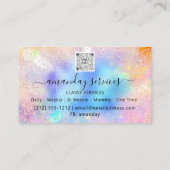 Carte De Visite Holographe maquillage Lash Boutique Gold Wax Drift (Dos)