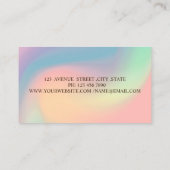 Carte De Visite Holographie de la maison de ménage professionnelle (Dos)