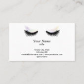 Carte De Visite Holographie de maquillage à longue portée (Dos)