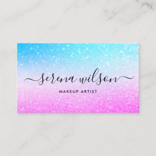 Carte De Visite Holographie Glittering Holo cheveux de maquillage