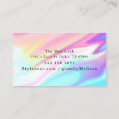 Carte De Visite Holographie Unicorn (Dos)