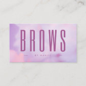 Carte De Visite Holographie violette des bouillons (Devant)