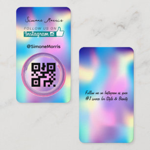 Carte de visite Holographique